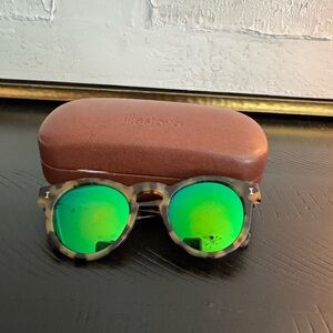 Illesteva Green and Brown Sunglasses Accessories